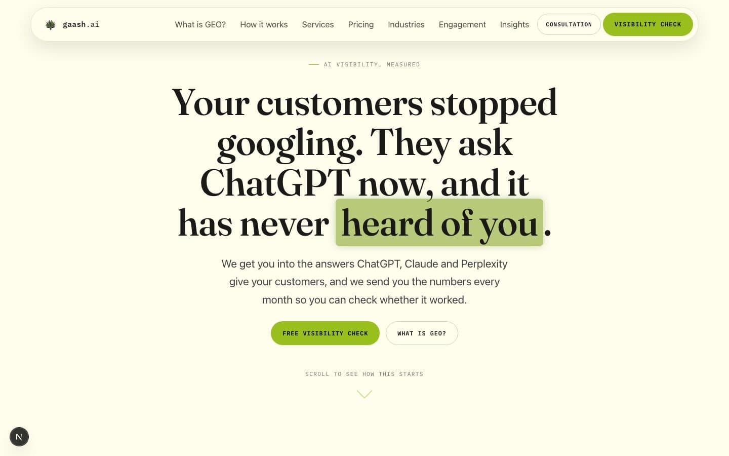The homepage: your customers stopped googling